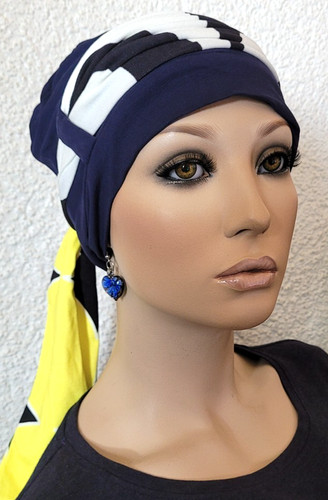 Damen chemo mütze mit tuch - damen,