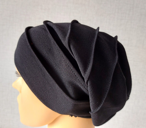 Damen turbanmütze schwarz mit - turbanmütze,