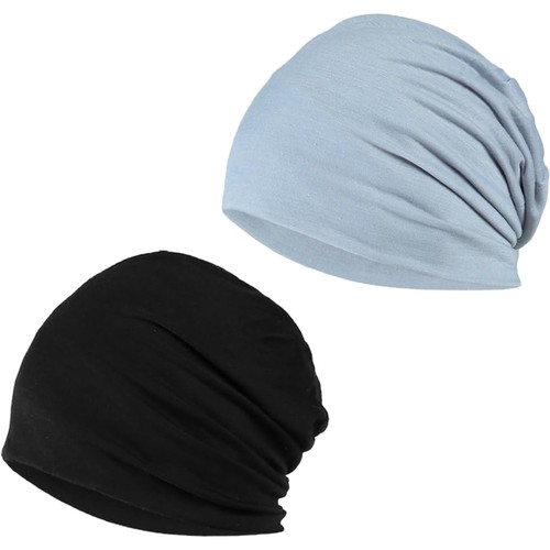 Beanie mütze baumwolle 2er - baumwolle,