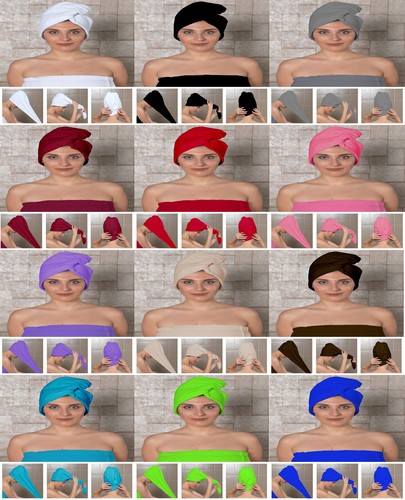 Frottee haar turban - haar,