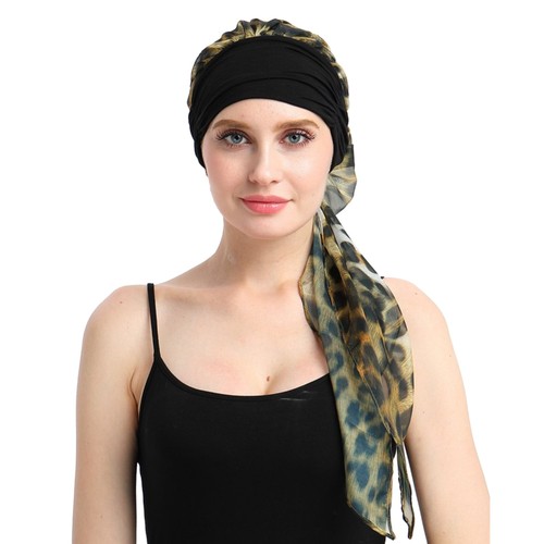 Turban damen leoprint viskose - damen,