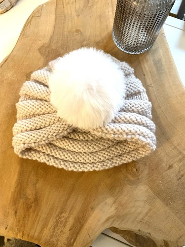 Baby strickmütze turban creme - baby,